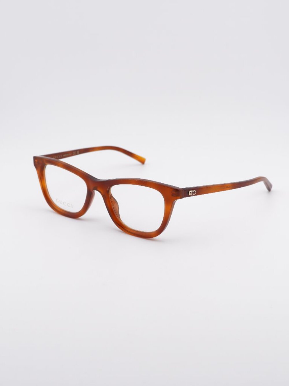 Gucci GG1945O 002 Eyeglasses Havana 50mm Cat Eye Frame
